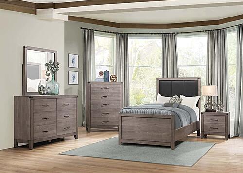 Woodrow Nightstand - Brownish Gray by Homelegance
