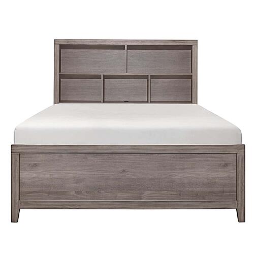 Woodrow 5pc Queen Bedroom Set  - Brownish Gray by Homelegance