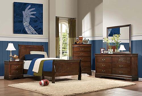 Mayville Chest - Brown Cherry by Homelegance
