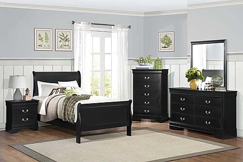 Mayville Nightstand - Black by Homelegance