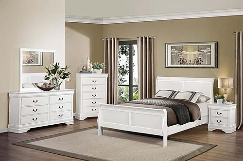 Mayville California King Bed - White by Homelegance