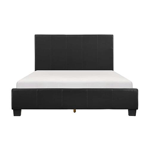 Lorenzi Queen Platform Bed - Black by Homelegance