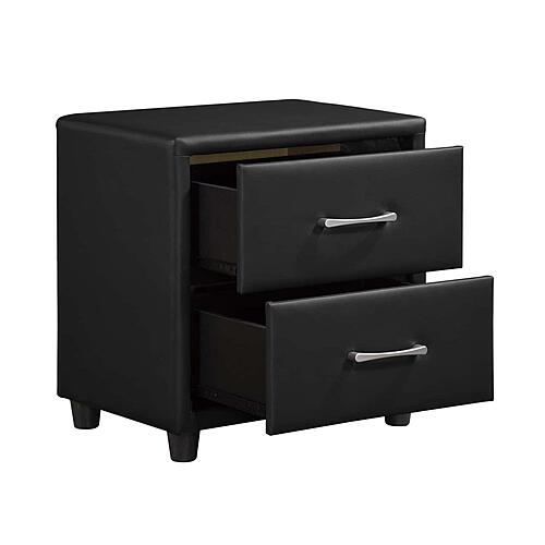 Lorenzi 5pc Queen Bedroom Set  - Black by Homelegance