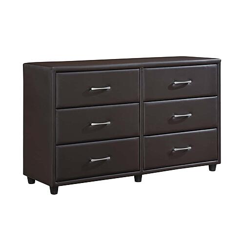 Lorenzi 5pc Queen Bedroom Set - Dark Brown by Homelegance