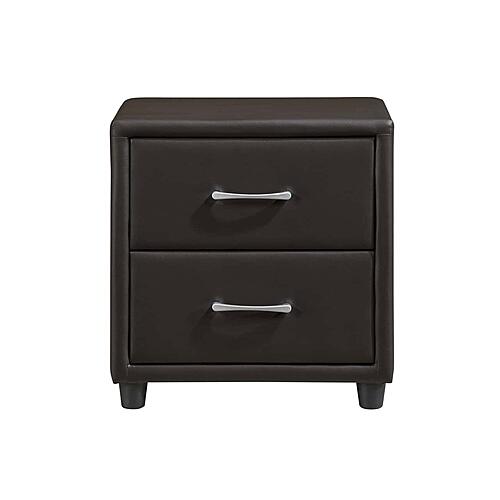 Lorenzi Nightstand - Dark Brown by Homelegance