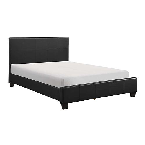 Lorenzi Full Platform Bed - Black by Homelegance