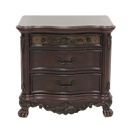 Deryn Park Nightstand - Cherry by Homelegance