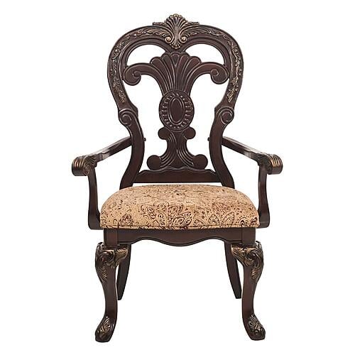 Deryn Park Arm Chair - Brownish Gray by Homelegance