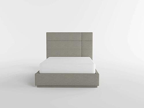 Paola Queen Platform Bed - Forest Green by Homelegance