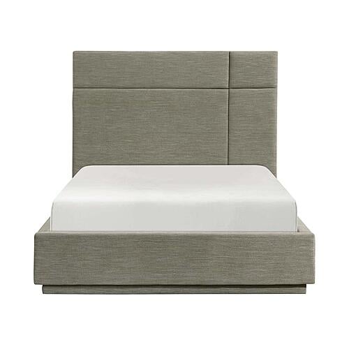 Paola California King Platform Bed - Forest Green by Homelegance