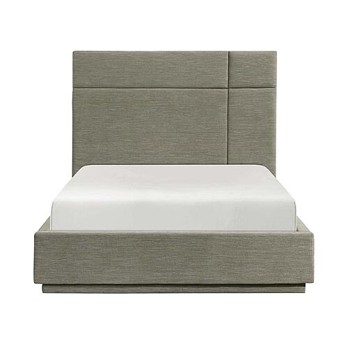 Paola Eastern King Platform Bed - Forest Green by Homelegance