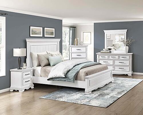 York Mirror - White by Homelegance