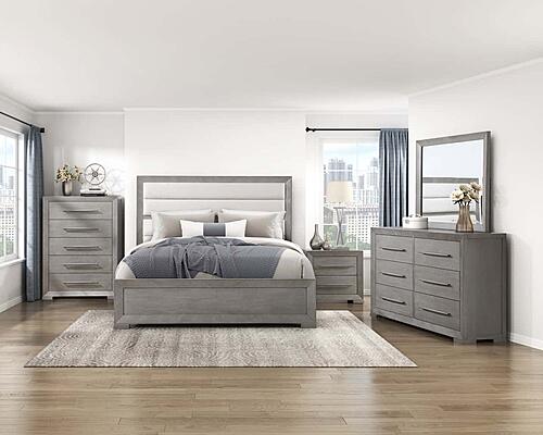 Owen Eastern King Bed - Gray by Homelegance