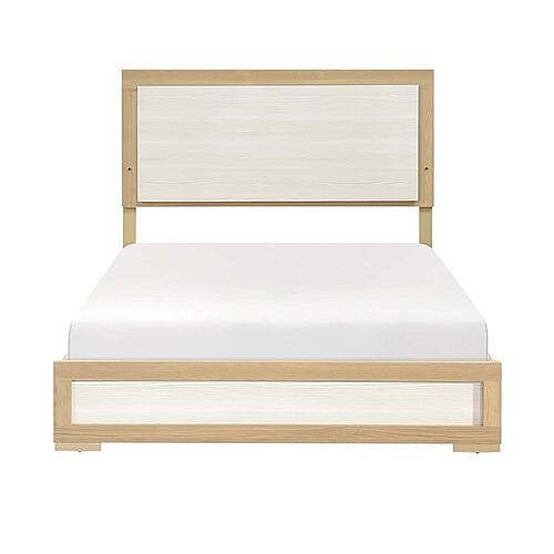 Sterling 5pc Queen Bedroom Set  - Natural & White by Homelegance