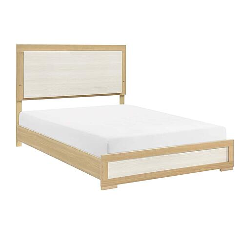 Sterling Full Bed - Natural & White by Homelegance