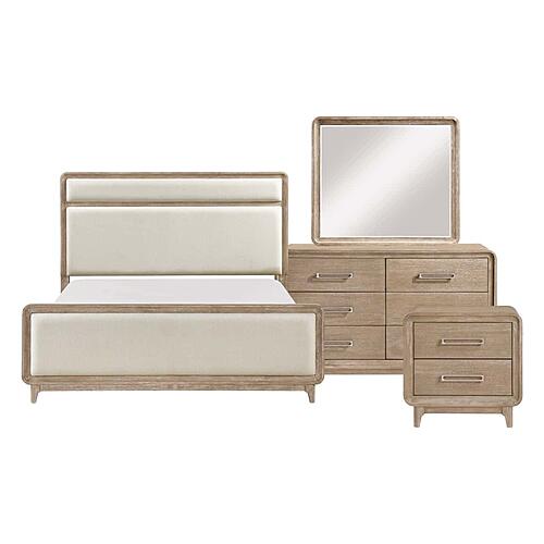 Wilshire 4pc Queen Bedroom Set  - Beige by Homelegance