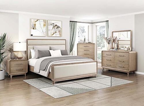 Wilshire Eastern King Bed - Beige by Homelegance