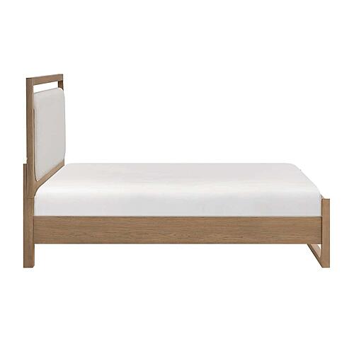Riley Queen Bed - Light Brown & Beige by Homelegance
