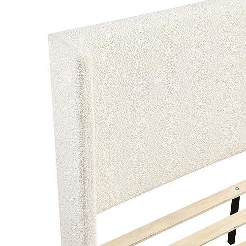 Carmel Full Platform Bed - Beige by Homelegance