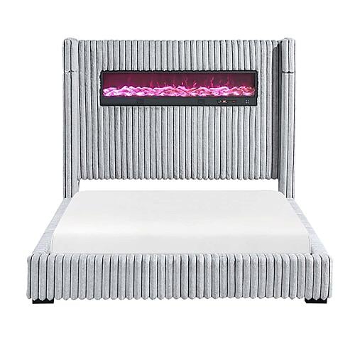 Fitzroy California King Bed - Gray by Homelegance