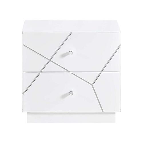 2455-4 Nightstand - White by Homelegance