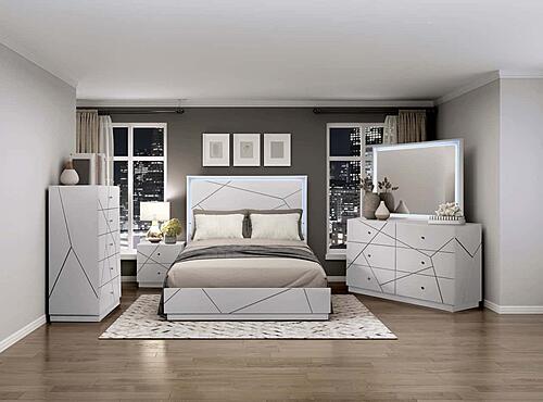 2455-6 Mirror - White by Homelegance