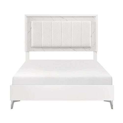 2457K-1CK* California King Bed - White by Homelegance