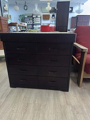 [Floor Sample] Japanese-Style Tatami 8 Drawer Dresser in Walnut by Prestige