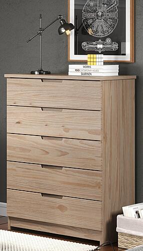 5 Drawer Chest Sandstone by Innovations