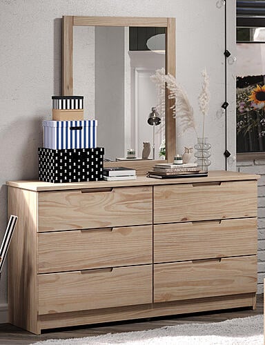 6 Drawer Double Dresser Sandstone by Innovations