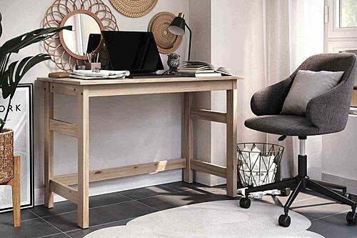 Solid Wood Desk (KD) Sandstone by Innovations