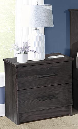 2 Drawer Nightstand Ebony by Innovations