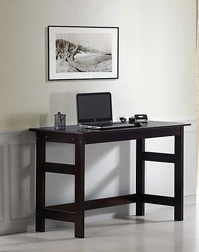 Solid Wood Desk (KD) Espresso by Innovations
