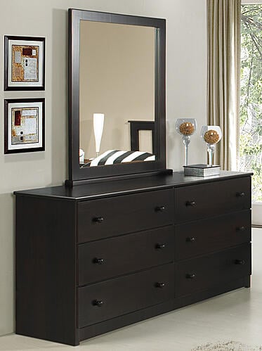 6 Drawer Double Dresser Espresso by Innovations