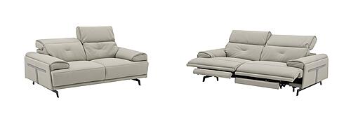 Dolce Vita Reclining Sofa Set in Milk Tea by J&M Furniture