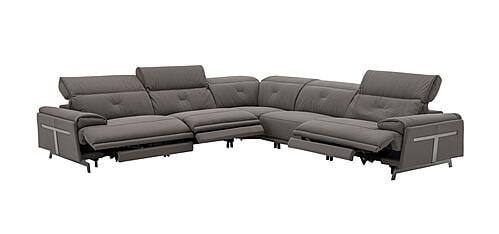 Dolce Vita Reclining Sectional in Brownie by J&M Furniture