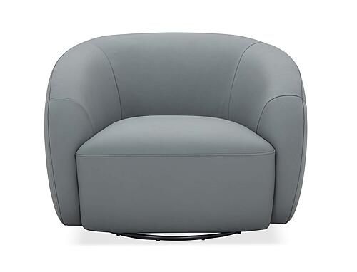 Orbit Swivel Chair in Blue by J&M Furniture