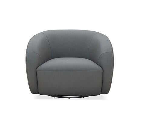 Orbit Swivel Chair in Charcoal by J&M Furniture