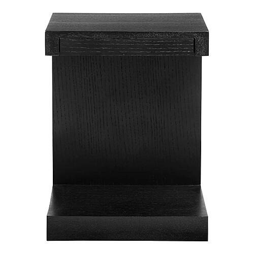 Zio Side Accent Table - Black Oak by Moe's Home Collection