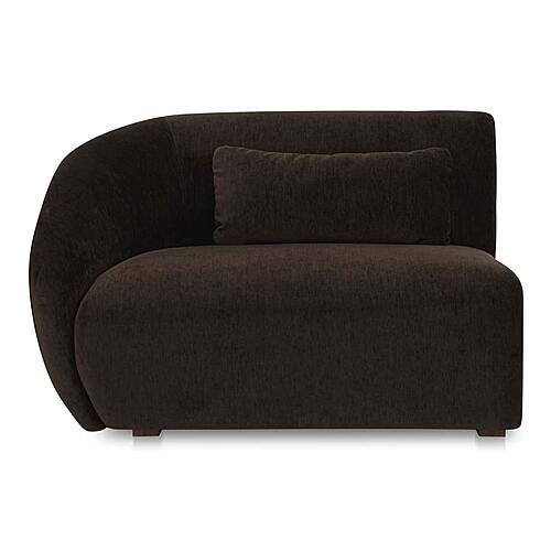 Amelia Left Arm Facing Chair Espresso by Moe's Home Collection