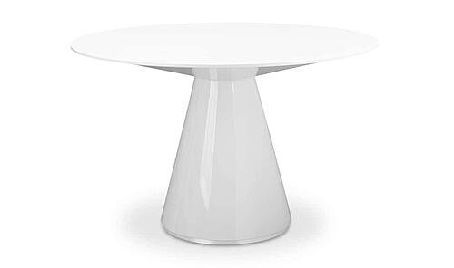 Otago 47In Round Dining Table White by Moe's Home Collection