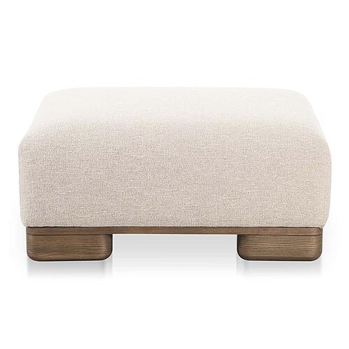 June Ottoman Oatmeal by Moe's Home Collection