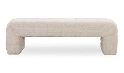 Verity Bench Oatmeal by Moe's Home Collection
