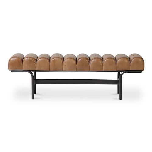 Harrison Bench Tan by Moe's Home Collection