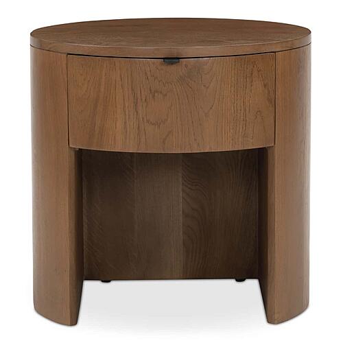 Theo One Drawer Nightstand Brown by Moe's Home Collection