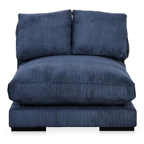 Plunge Slipper Chair Navy by Moe's Home Collection