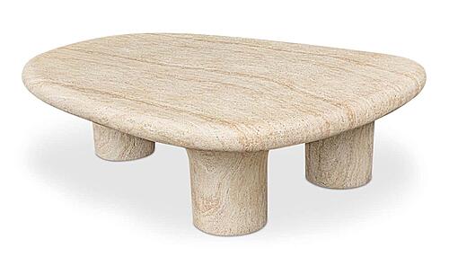 Warby Outdoor Coffee Table beige by Moe's Home Collection