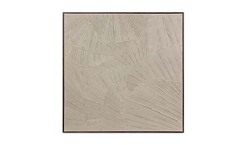 Flutter Framed Painting Cool Beige by Moe's Home Collection