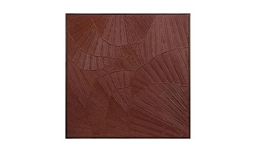 Flutter Framed Painting Maroon by Moe's Home Collection
