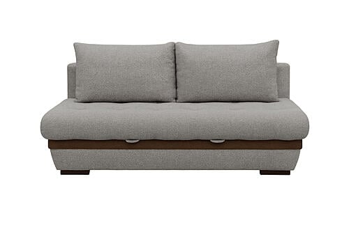 Neptune Sofa Bed Sleeper (Queen Size) Medium Gray w/Dark Accent by Prestige Furnishings